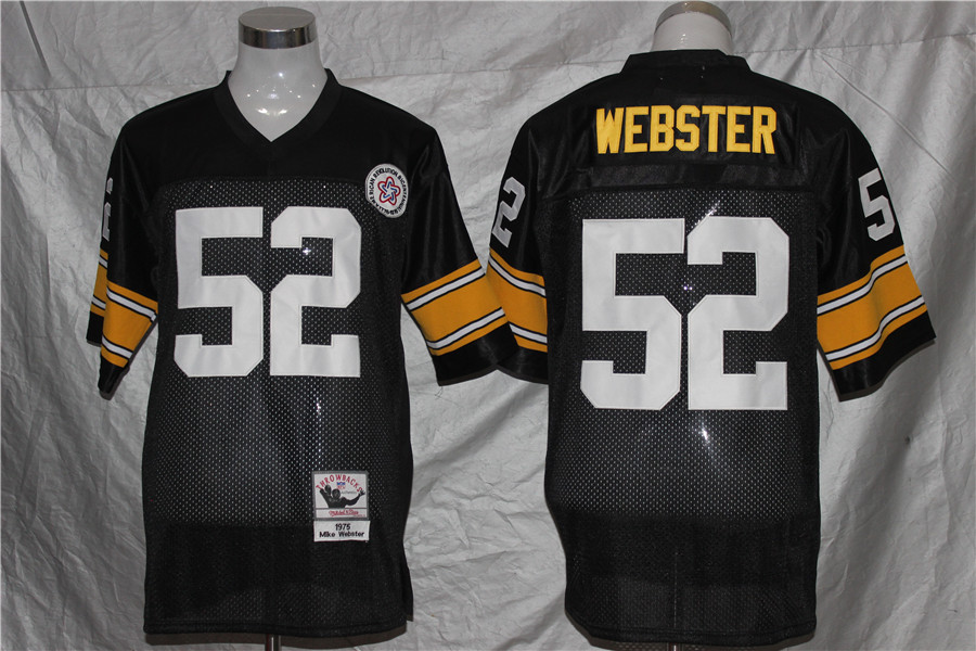 Men's Pittsburgh Steelers Mike Webster Mitchell & Ness Black Legacy Jersey